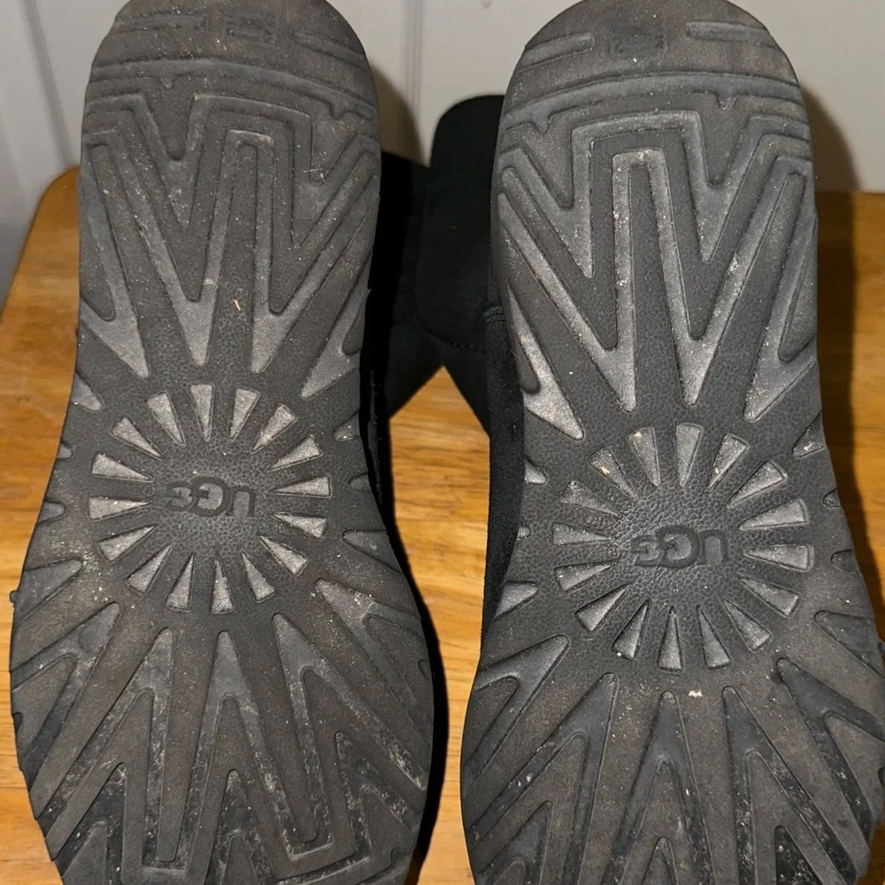 UGG Black Wedged Boots - Picture 5 of 5